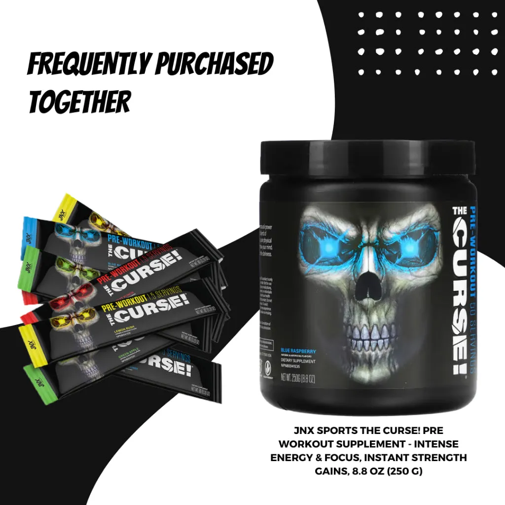 [1 serving] JNX Sports, The Curse! Pre Workout - The Ripper! Fat Burner - The Shadow! HardCore Preworkout Sample