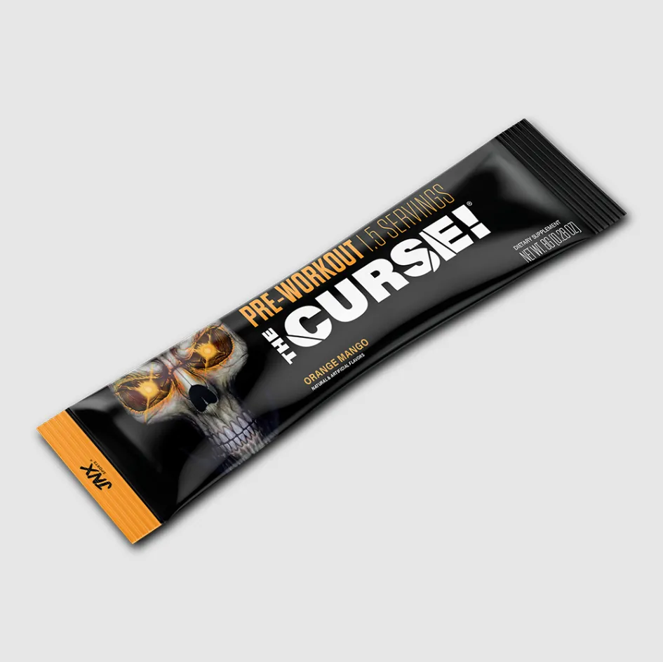 [1 serving] JNX Sports, The Curse! Pre Workout - The Ripper! Fat Burner - The Shadow! HardCore Preworkout Sample