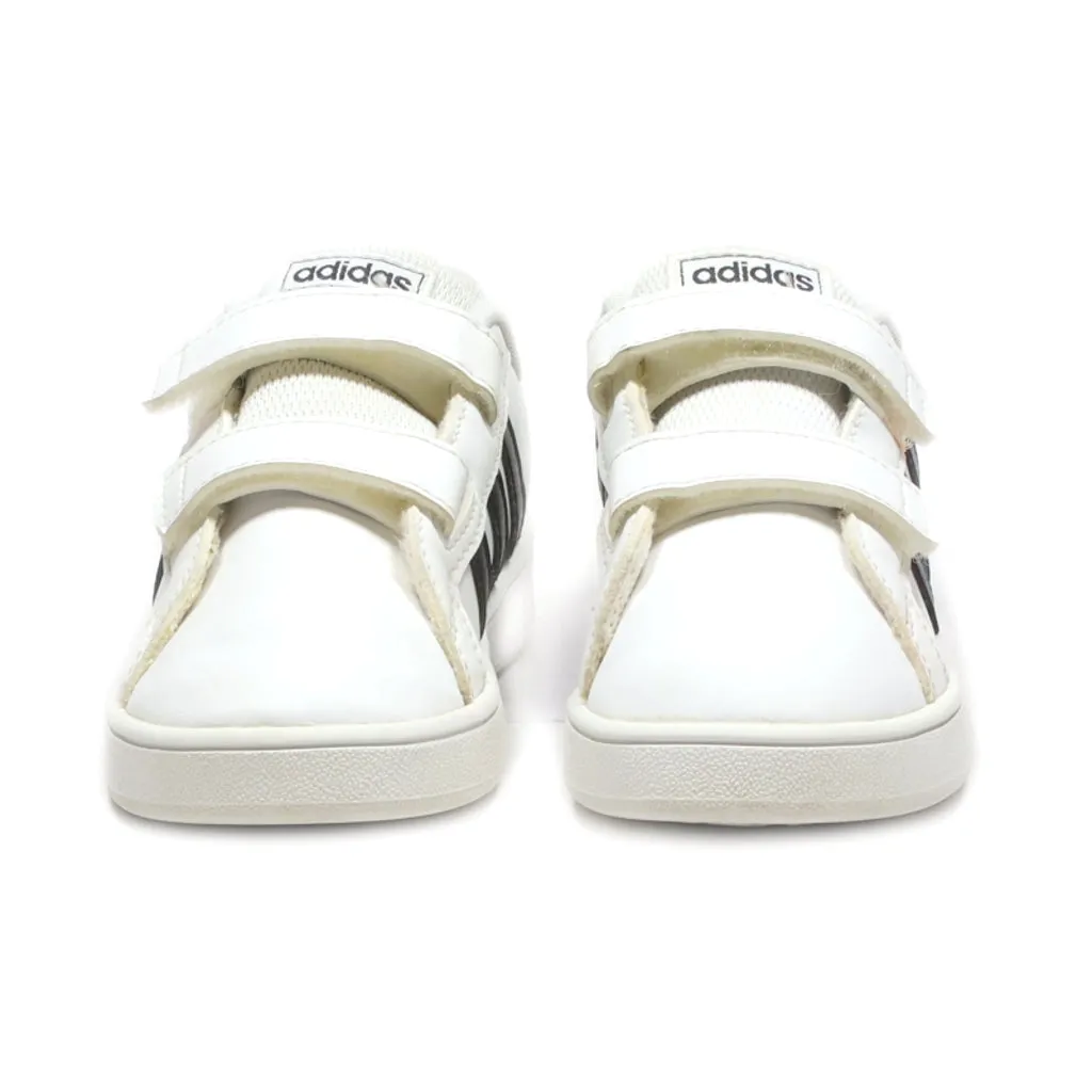 Adidas Grand Court Shoe (Baby And Toddler) Sneakers Leather White Colour For Kids