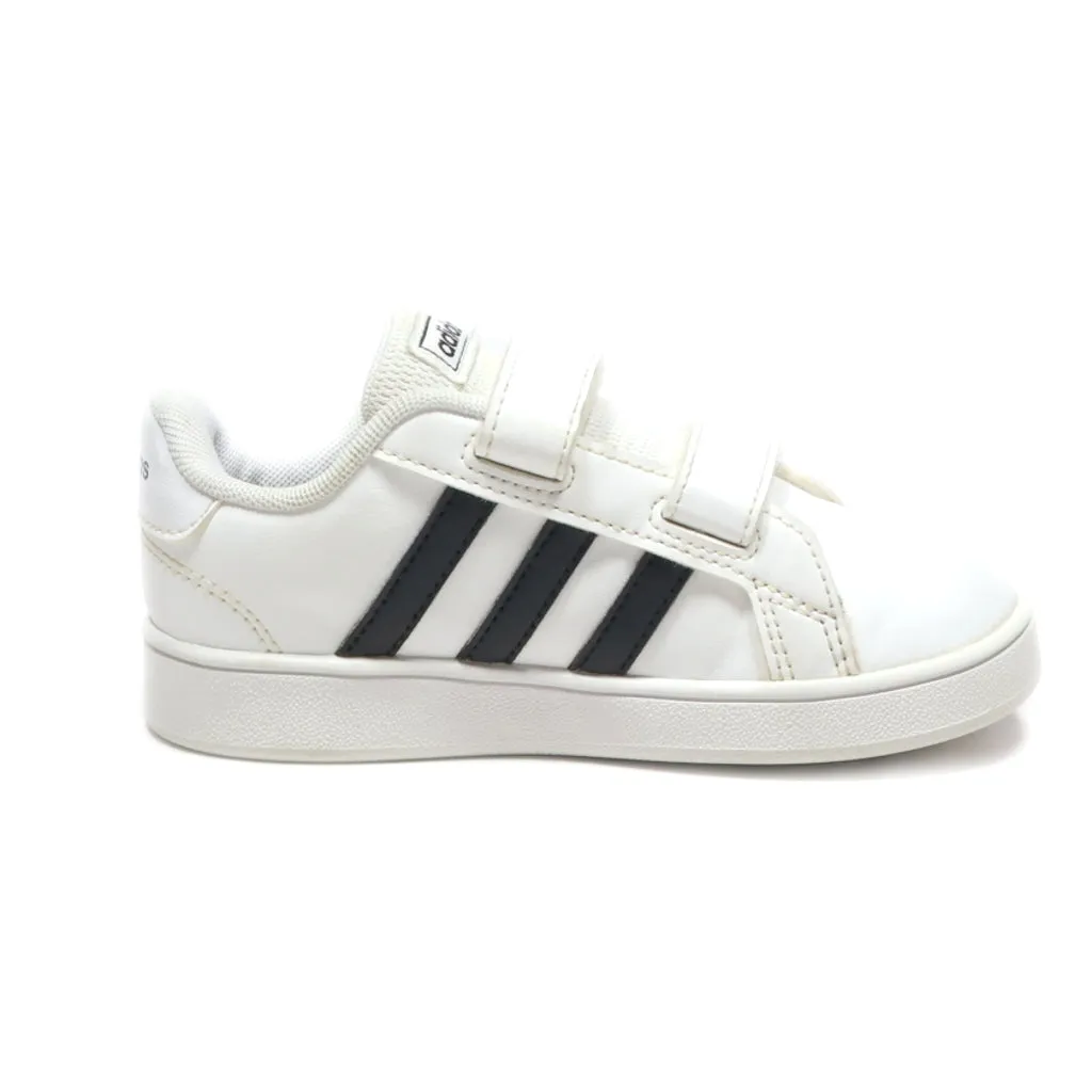 Adidas Grand Court Shoe (Baby And Toddler) Sneakers Leather White Colour For Kids