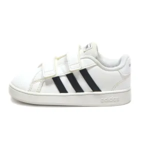 Adidas Grand Court Shoe (Baby And Toddler) Sneakers Leather White Colour For Kids
