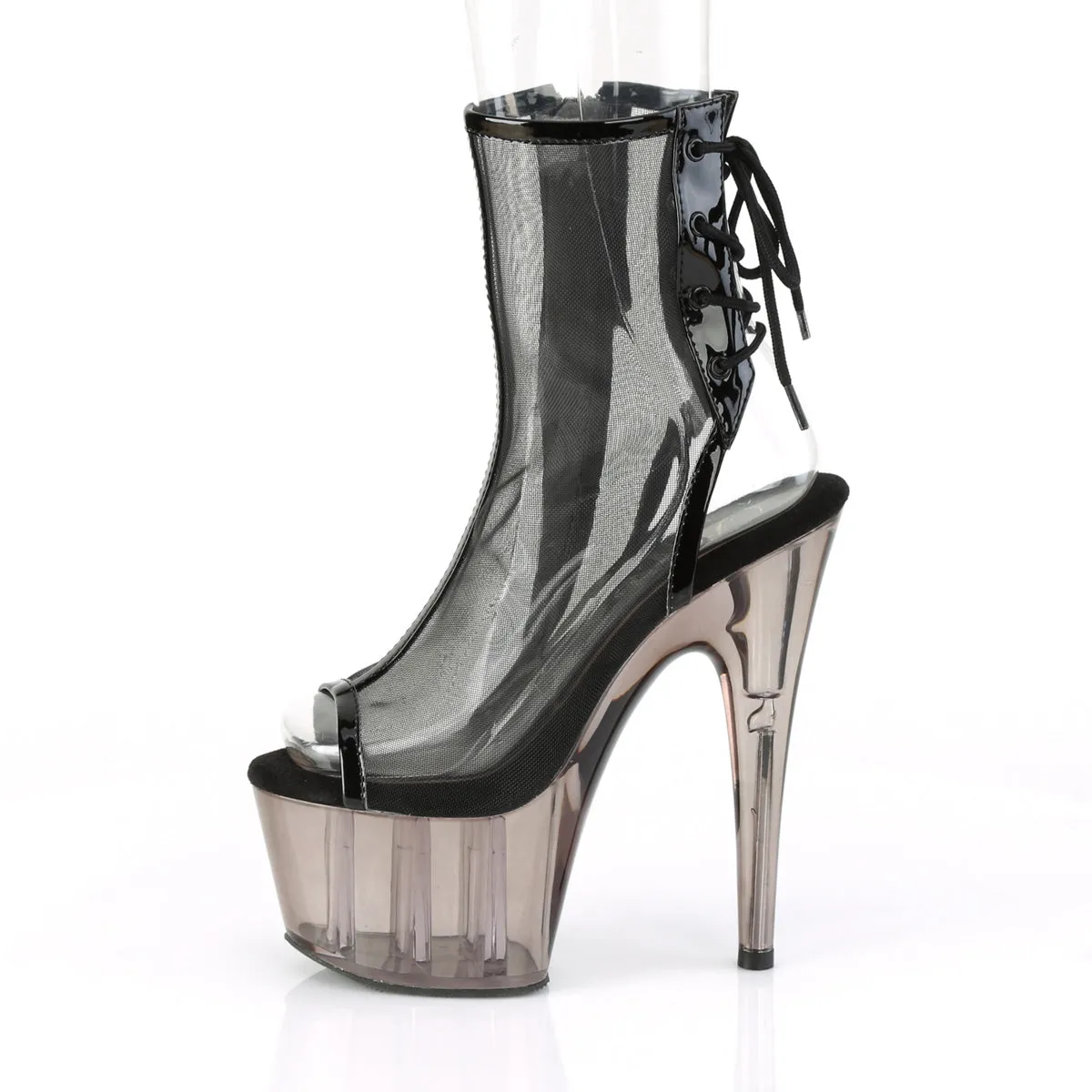 ADORE-1018MSHT Pleaser Black Sexy Platform Shoes (Pole Dancing Heels)