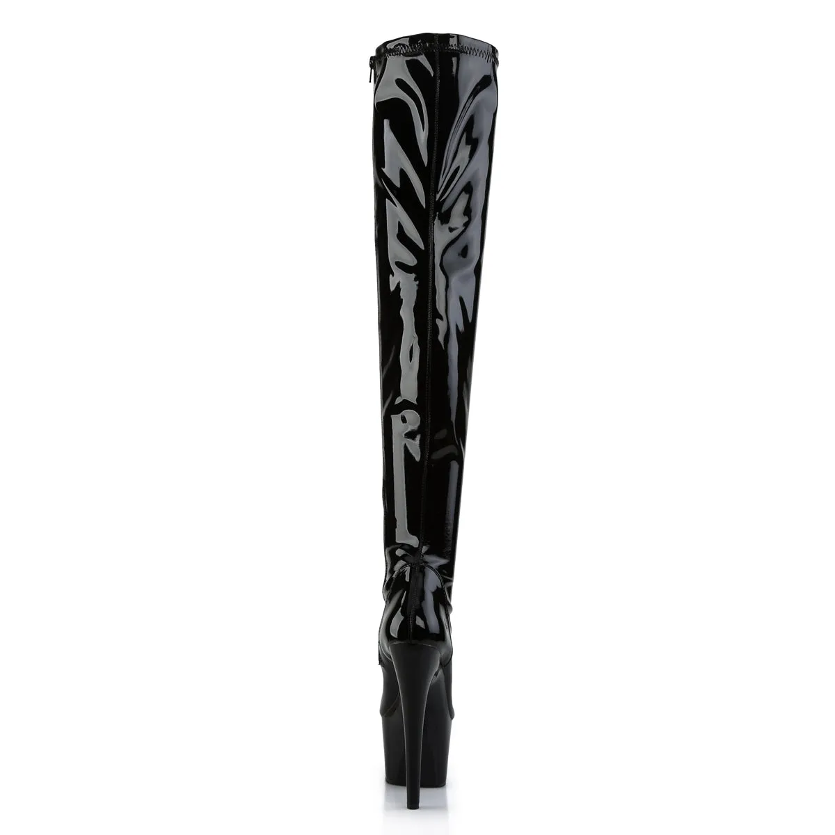 ADORE-3000 Pleaser Black Patent Sexy Platform Shoes (Pole Dancing Heels)