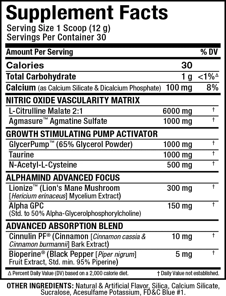 AllMax Nutrition Impact Pump 30 Servings