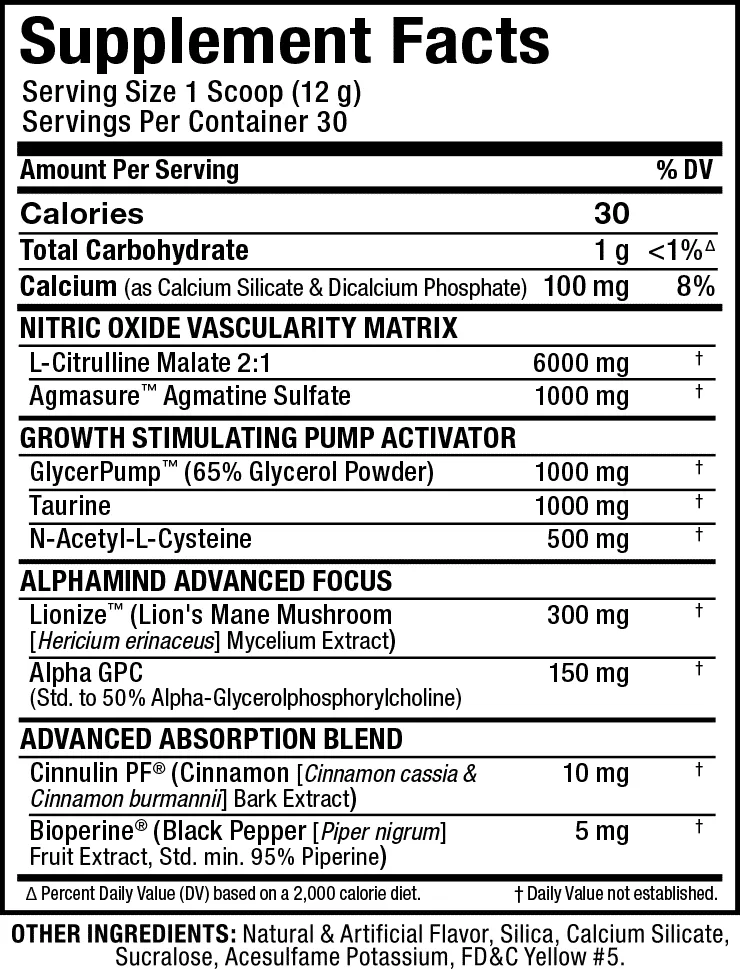 AllMax Nutrition Impact Pump 30 Servings