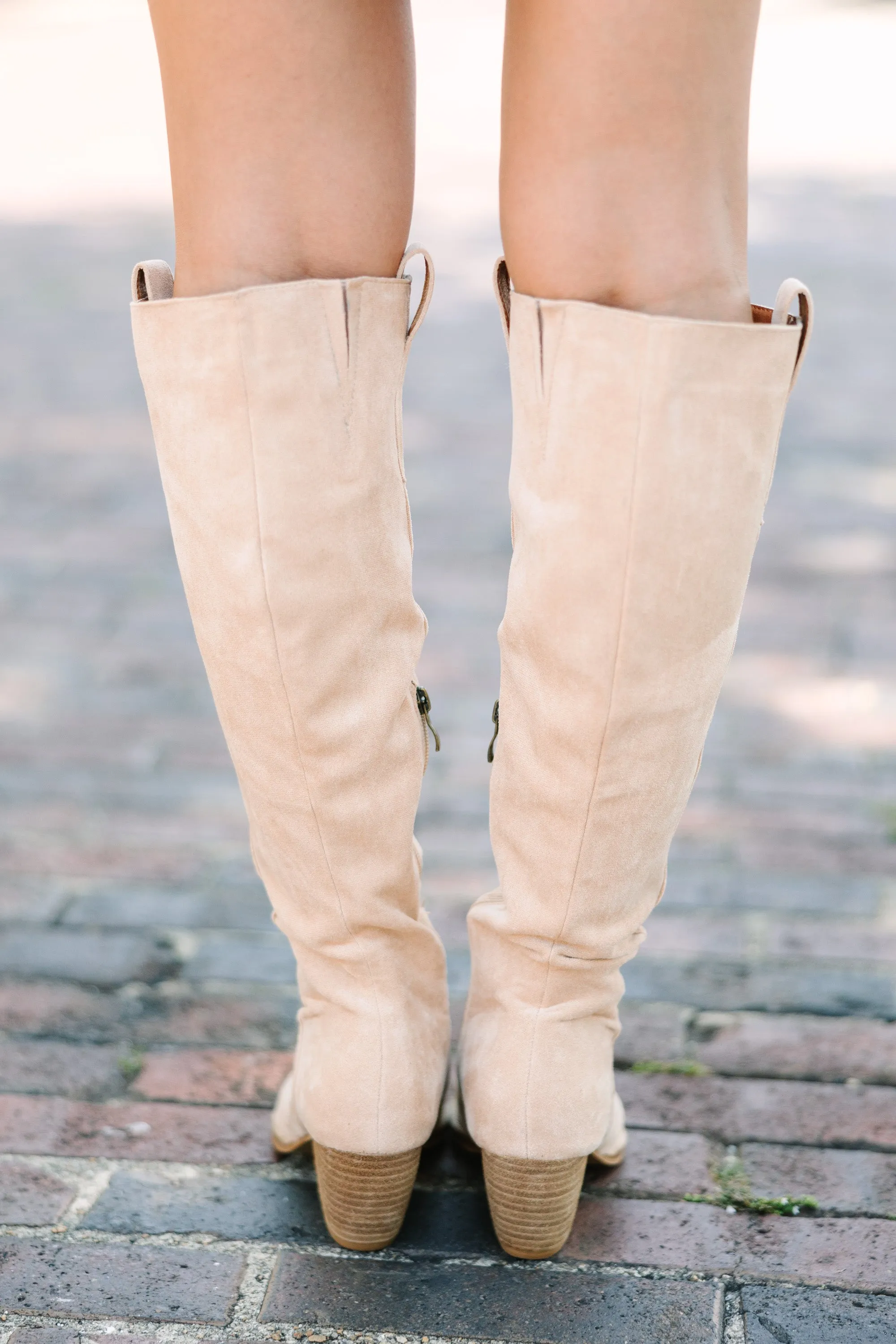 Always Be Near Taupe Brown Boots