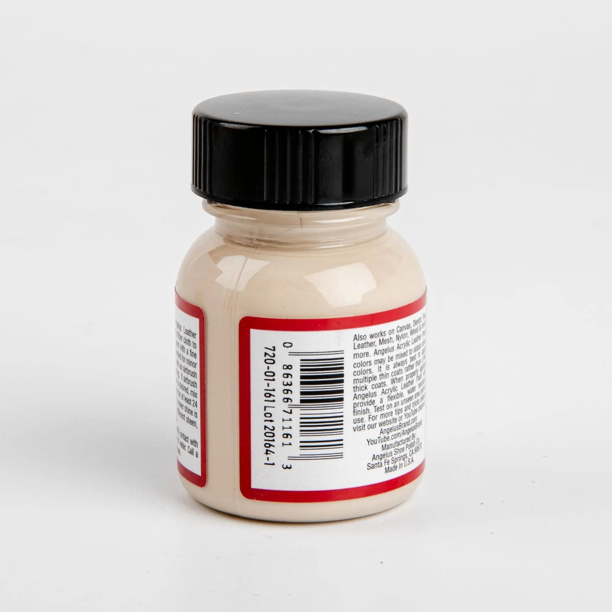 Angelus Acrylic Paint Natural #161 29Ml Use On Leather, Vinyl Or Fabric