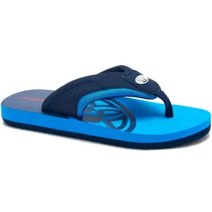 Animal Boys Jekyl Slice Flip Flops   - Indigo Blue
