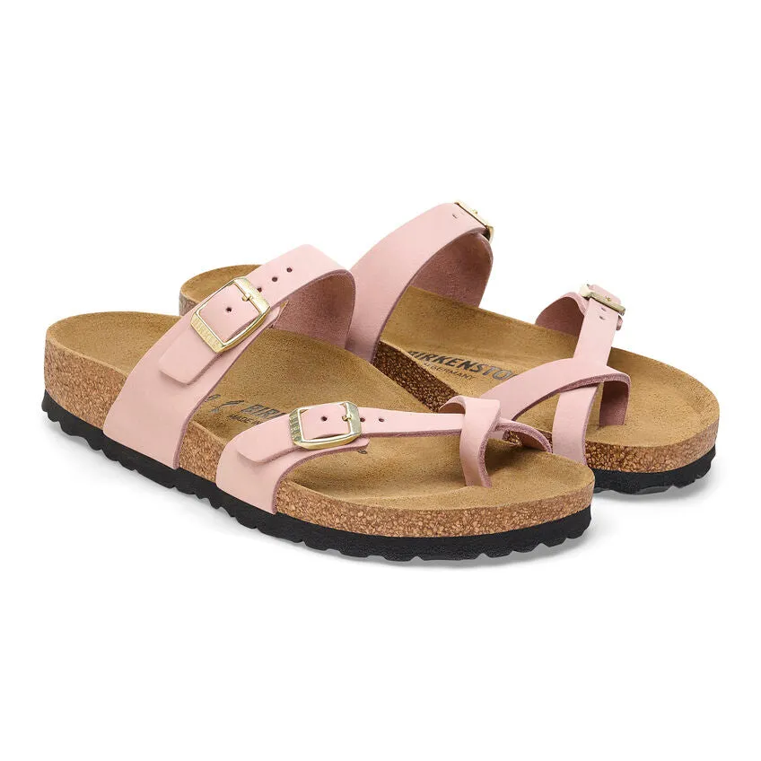 Birkenstock Mayari Nubuck Leather - Soft Pink