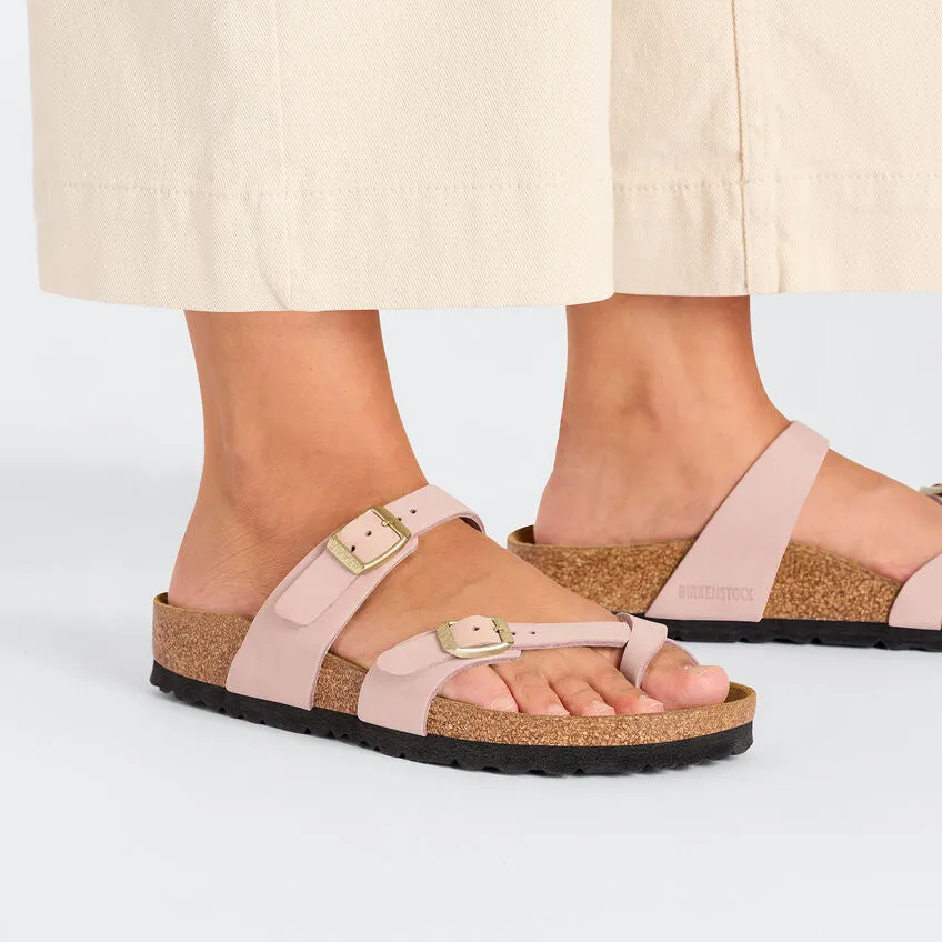 Birkenstock Mayari Nubuck Leather - Soft Pink
