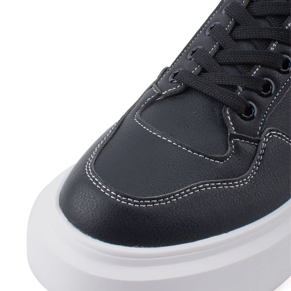 camel active Women Court-Sneakers  with slip-on comfort Panel Design Ladies Eurica -762301-YX01SV-1-BLACK