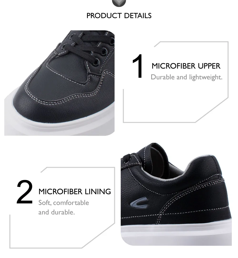 camel active Women Court-Sneakers  with slip-on comfort Panel Design Ladies Eurica -762301-YX01SV-1-BLACK