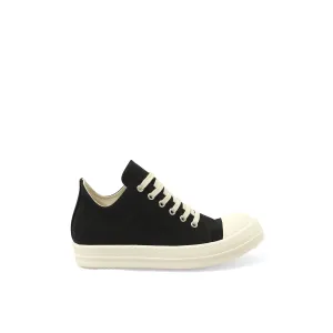 Canvas Low Sneaks in Black/Milk