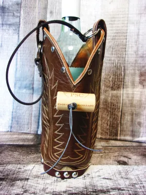 Cowboy Boot Wine Tote wt809