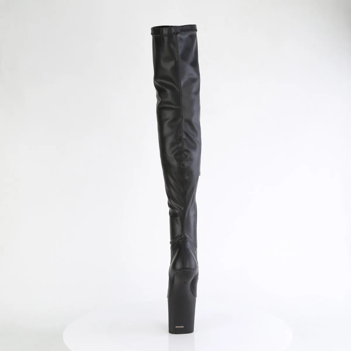 CRAZE-3000 Pleaser Black Faux Leather Sexy Platform Shoes (Pole Dancing Heels)