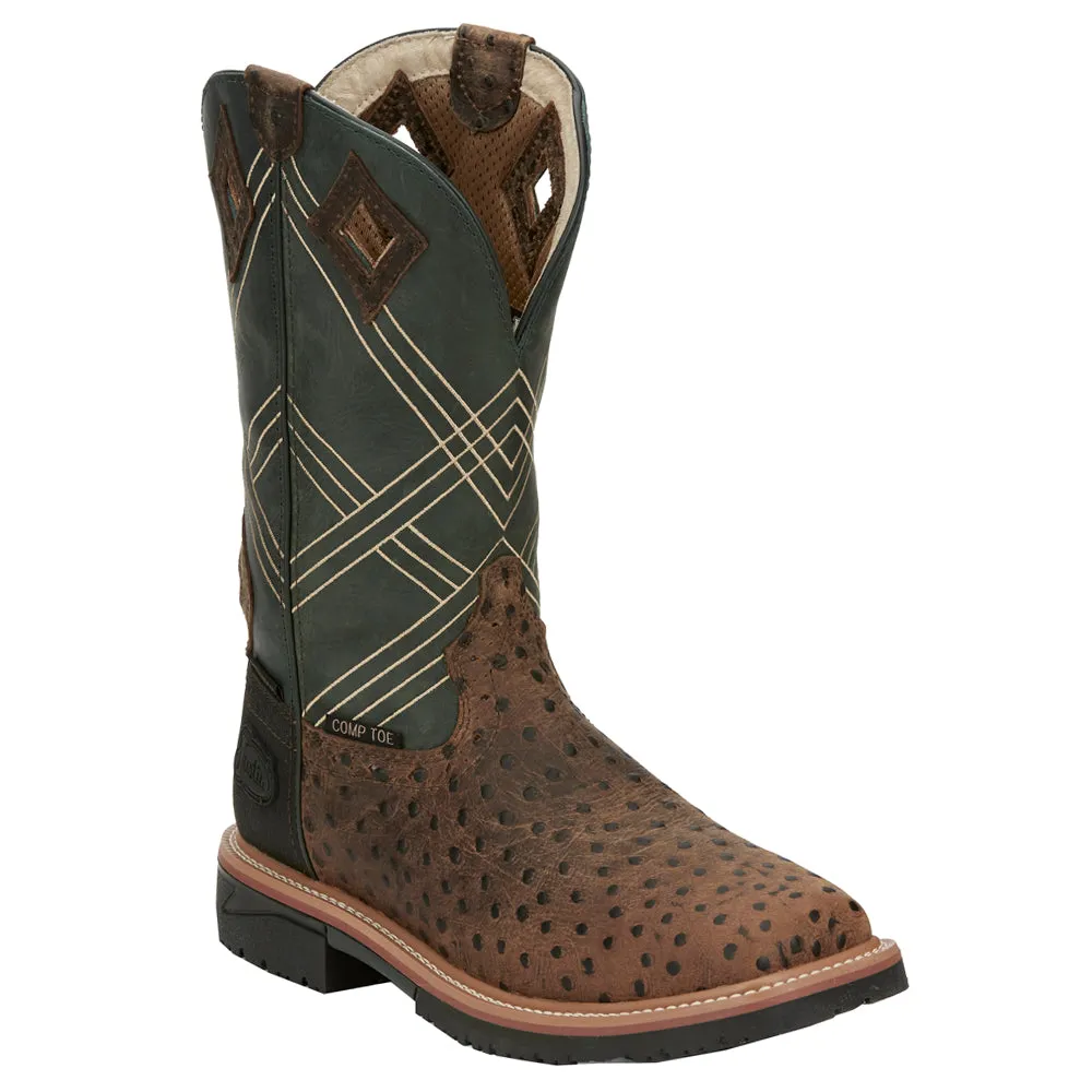 Dalhart 12 inch WP Square Nano Composite Toe Work Boots