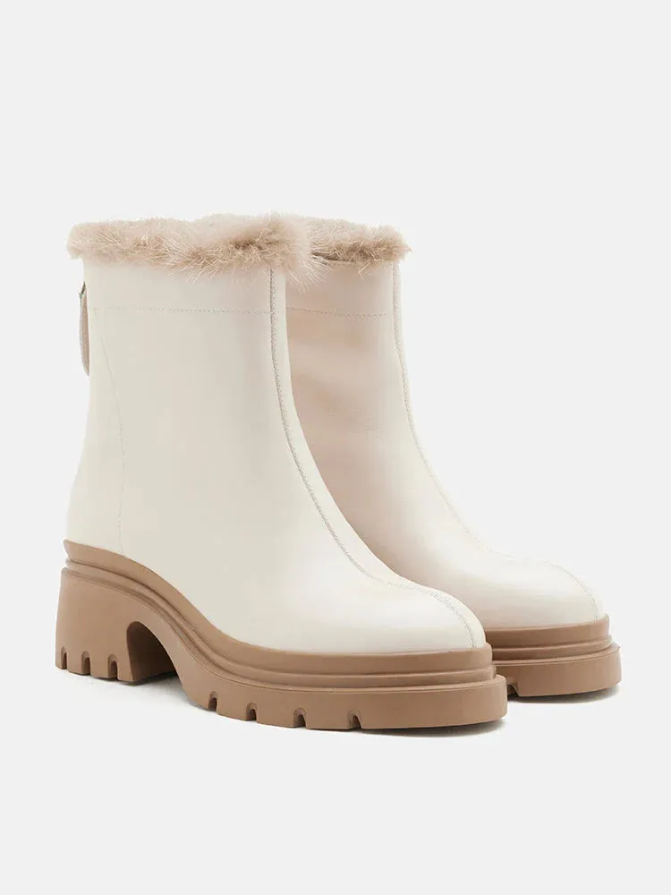 Edna Fur Ankle Boots