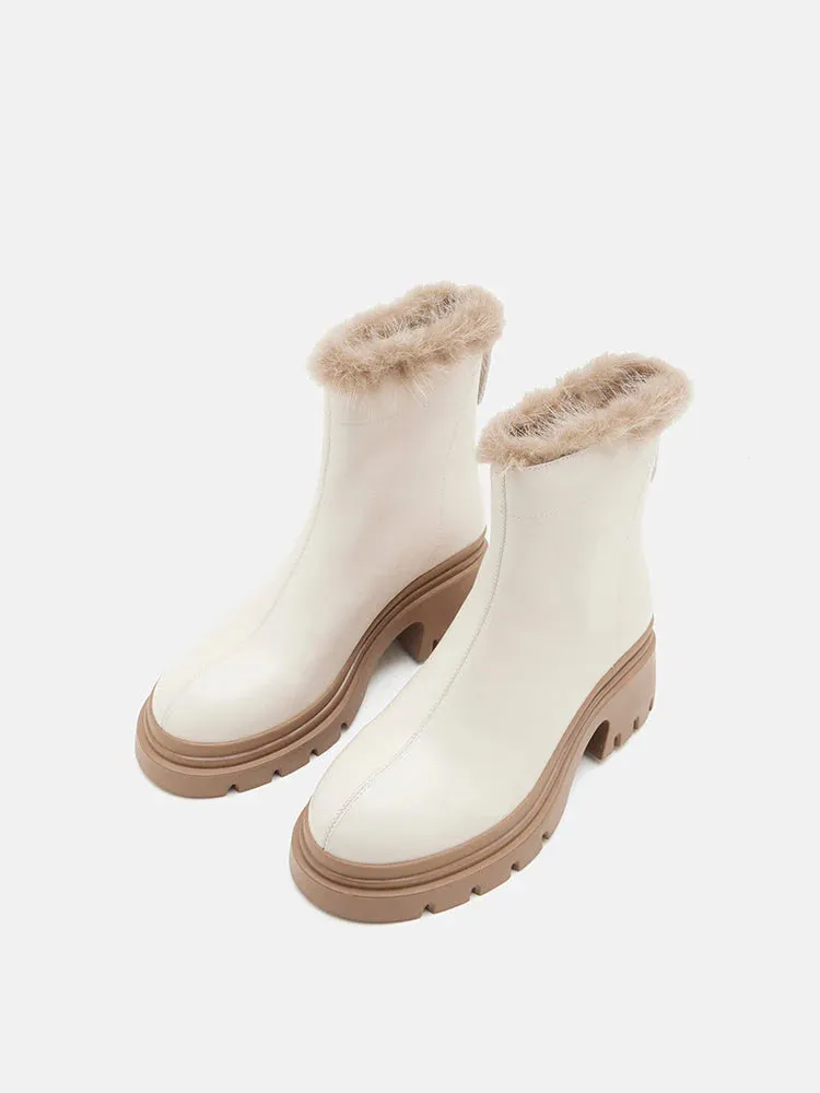 Edna Fur Ankle Boots