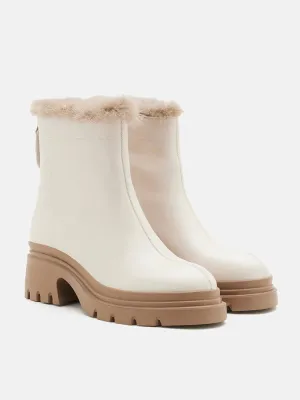 Edna Fur Ankle Boots