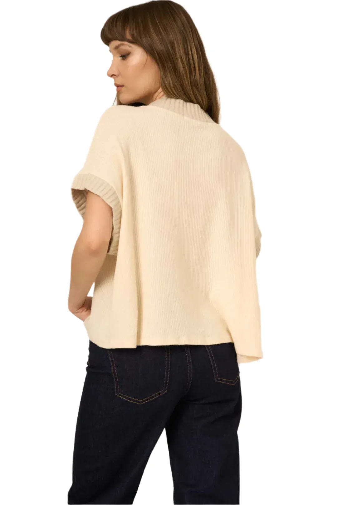 Everly Mixed Rib Tee