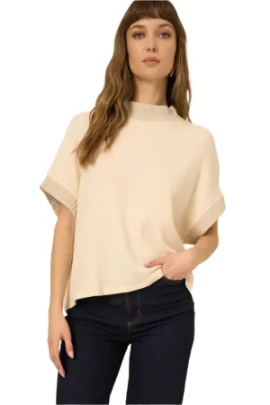 Everly Mixed Rib Tee