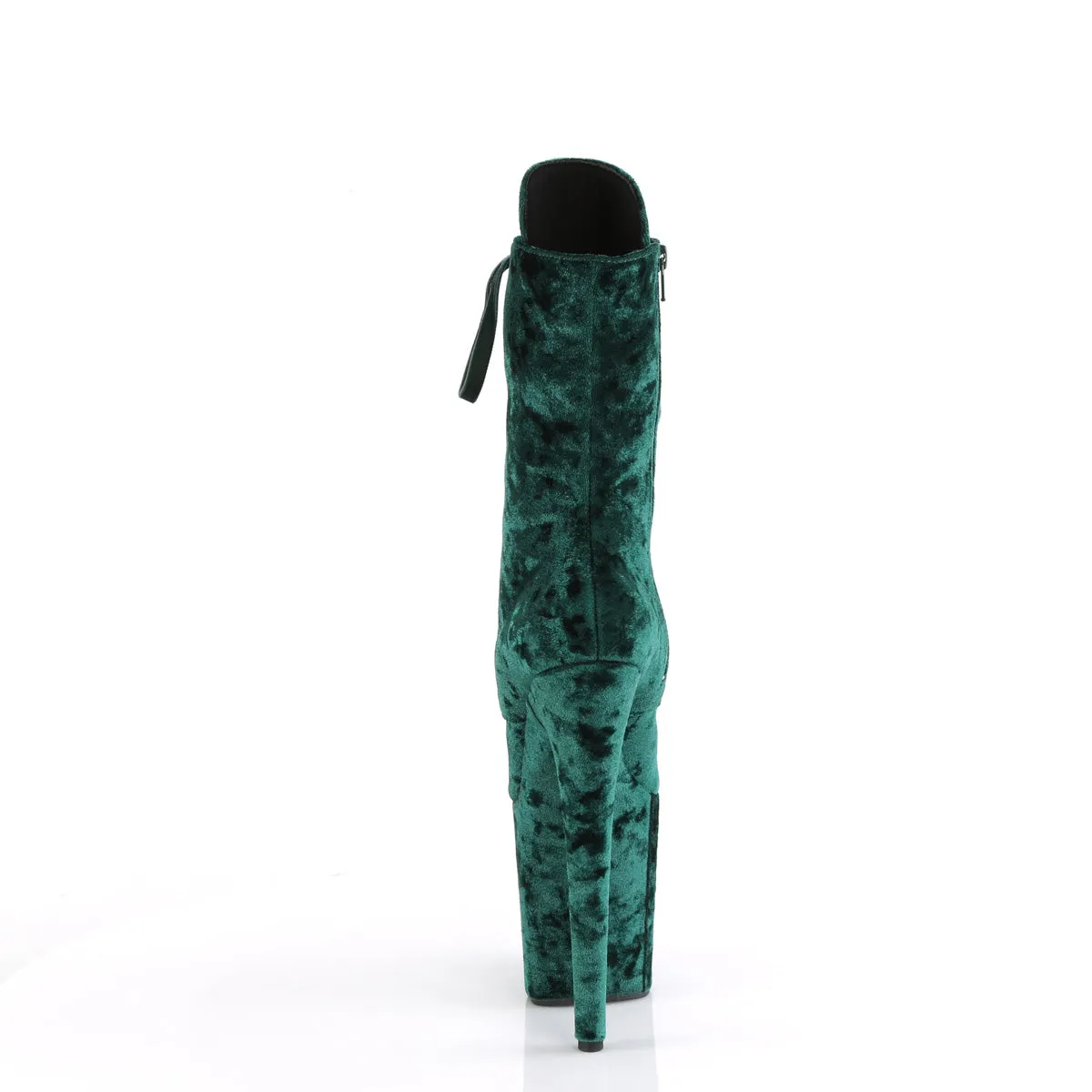 FLAMINGO-1045VEL Pleaser Emerald Green Sexy Platform Shoes (Pole Dancing Heels)