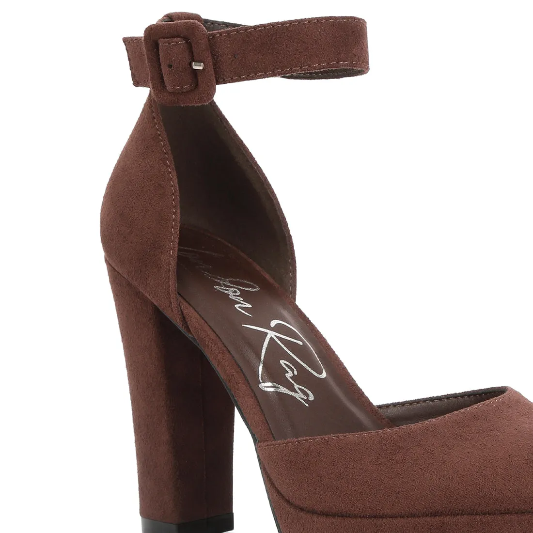 Inigo Interchangeable Ankle Strap Platform Sandals