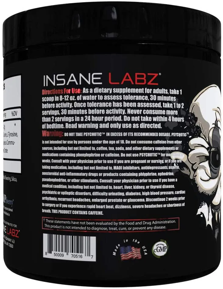 Insane Labz Psychotic Black