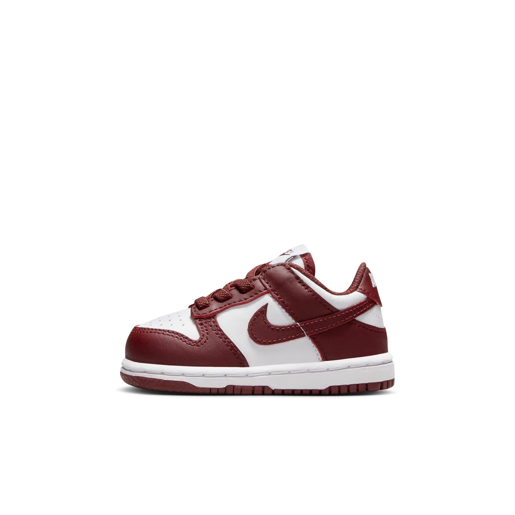 KIDS NIKE DUNK LOW TD (WHITE/REDWOOD/GYM RED)