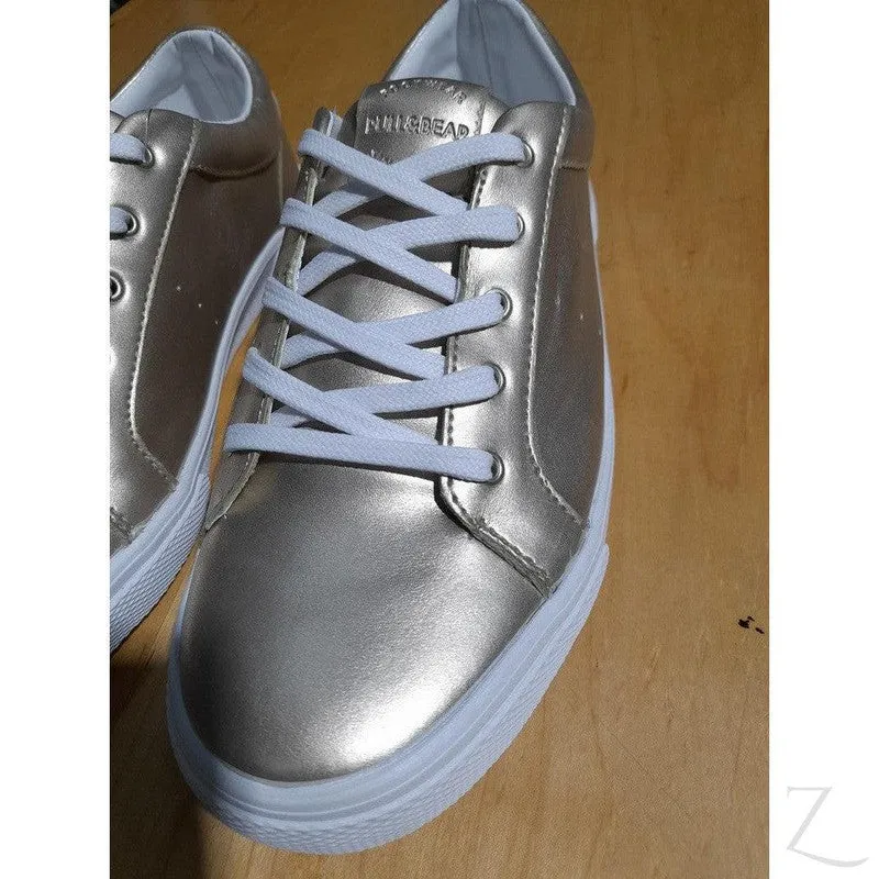 Ladies Metallic Sneakers | Lace Up | "Dube"