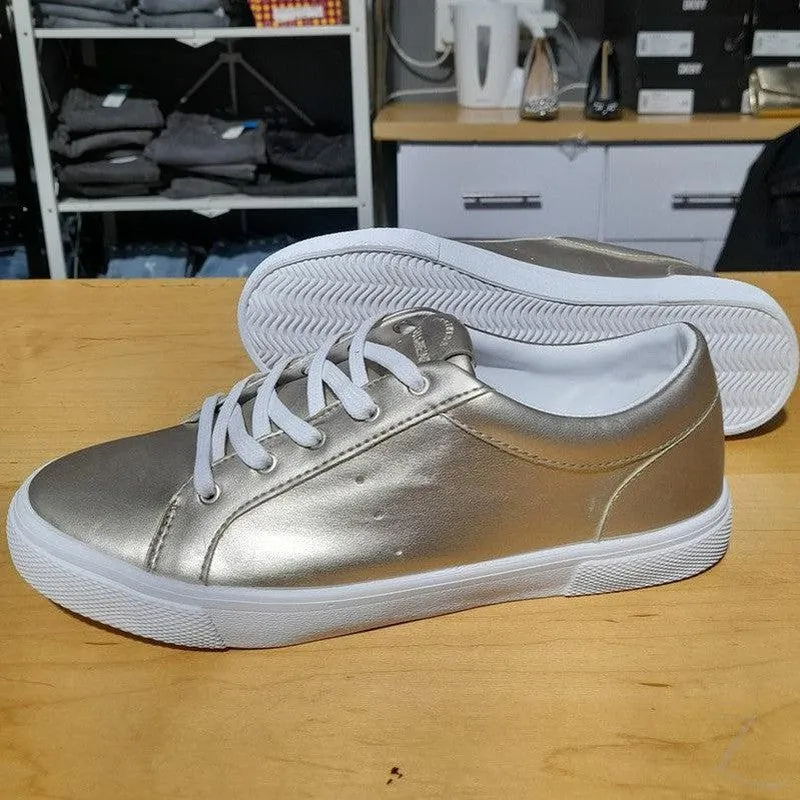 Ladies Metallic Sneakers | Lace Up | "Dube"