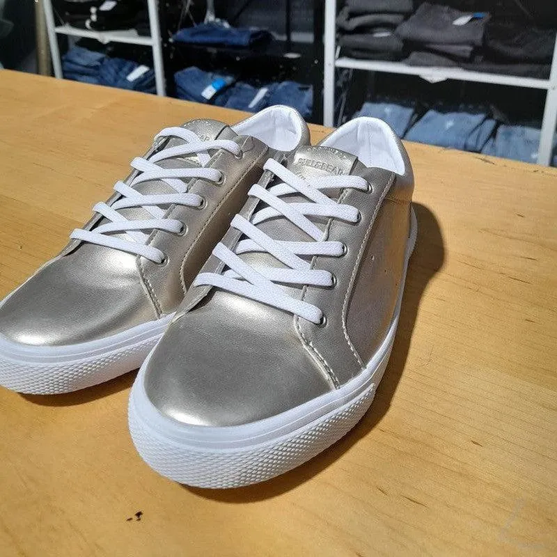 Ladies Metallic Sneakers | Lace Up | "Dube"