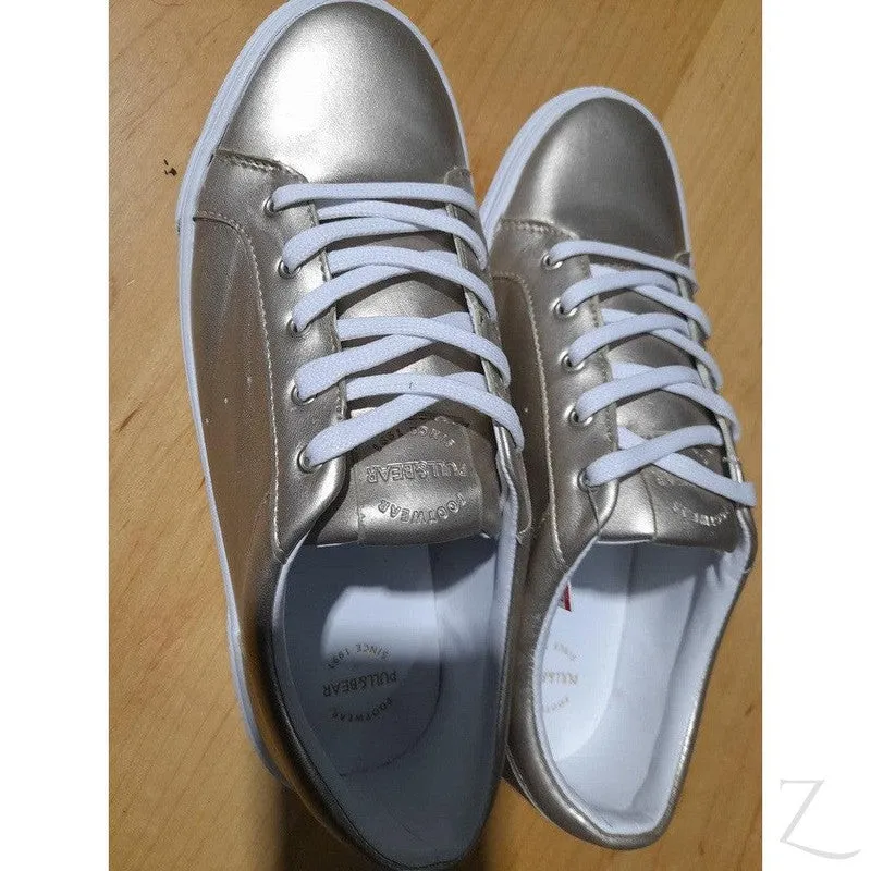 Ladies Metallic Sneakers | Lace Up | "Dube"