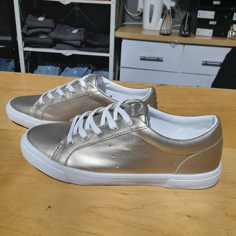Ladies Metallic Sneakers | Lace Up | "Dube"