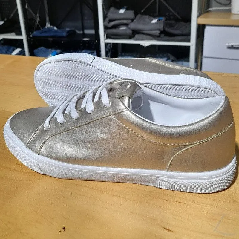 Ladies Metallic Sneakers | Lace Up | "Dube"