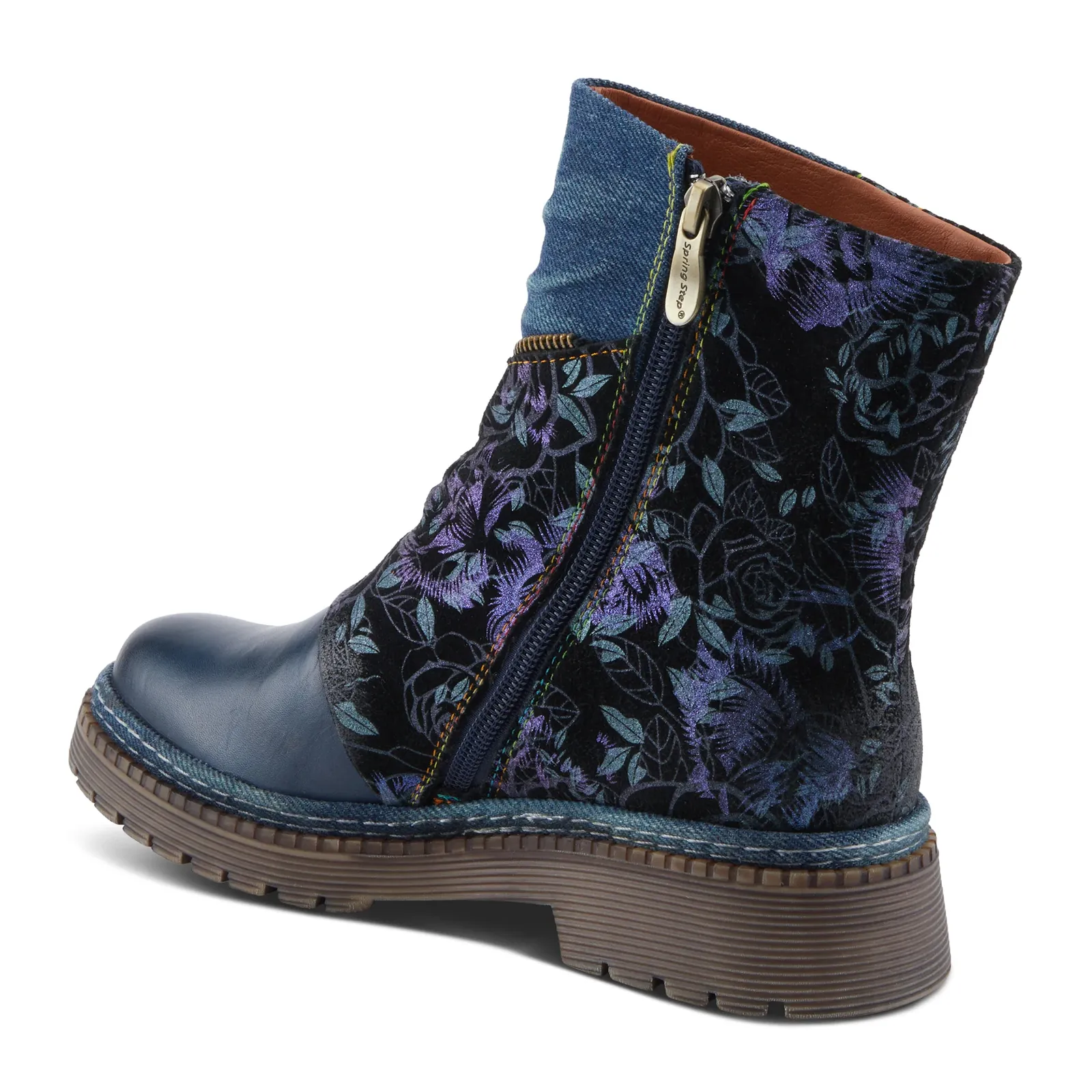 L'Artiste Avrilrose Ankle Boot (Women) - Navy Multi