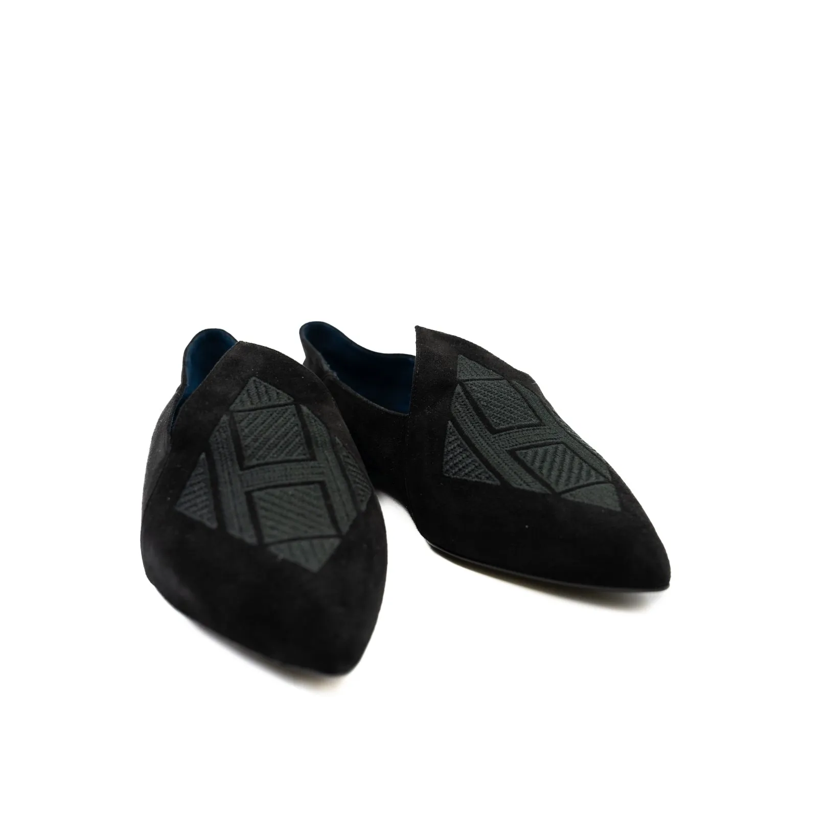 Loafer in Suede Black #36