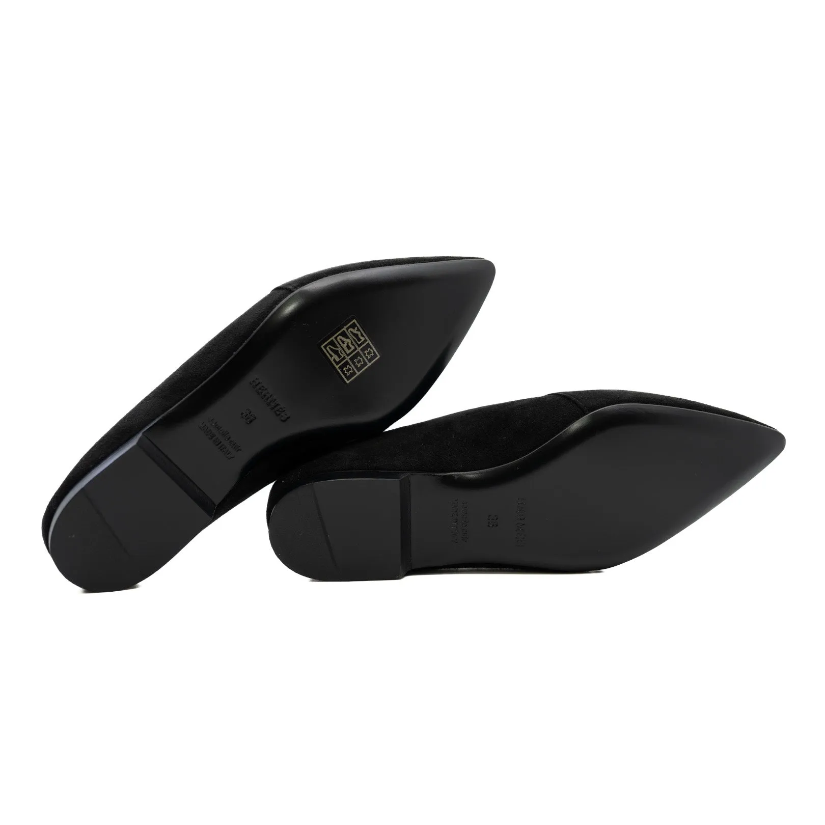 Loafer in Suede Black #36