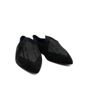 Loafer in Suede Black #36