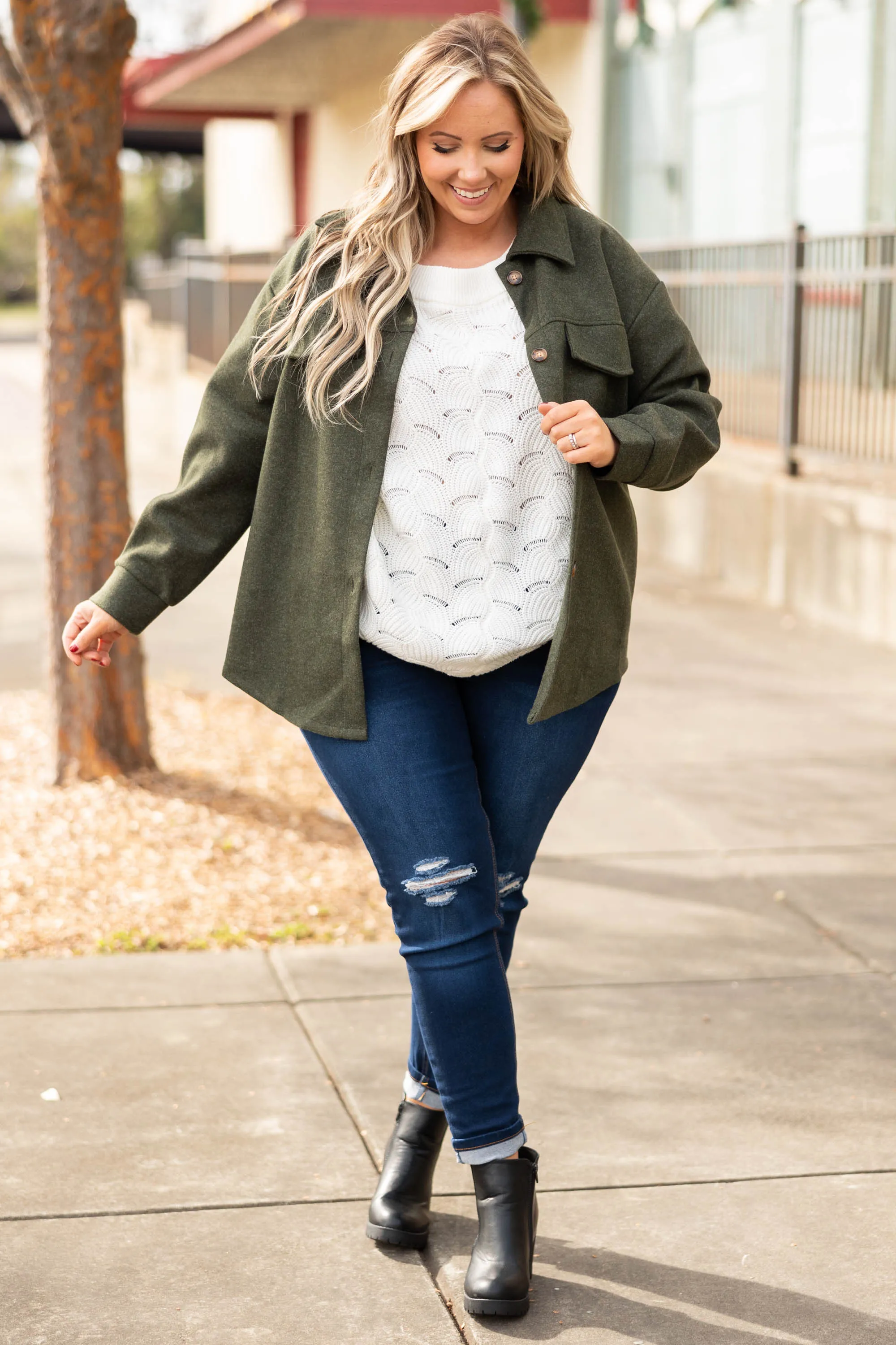Midnight Wish Jacket, Olive