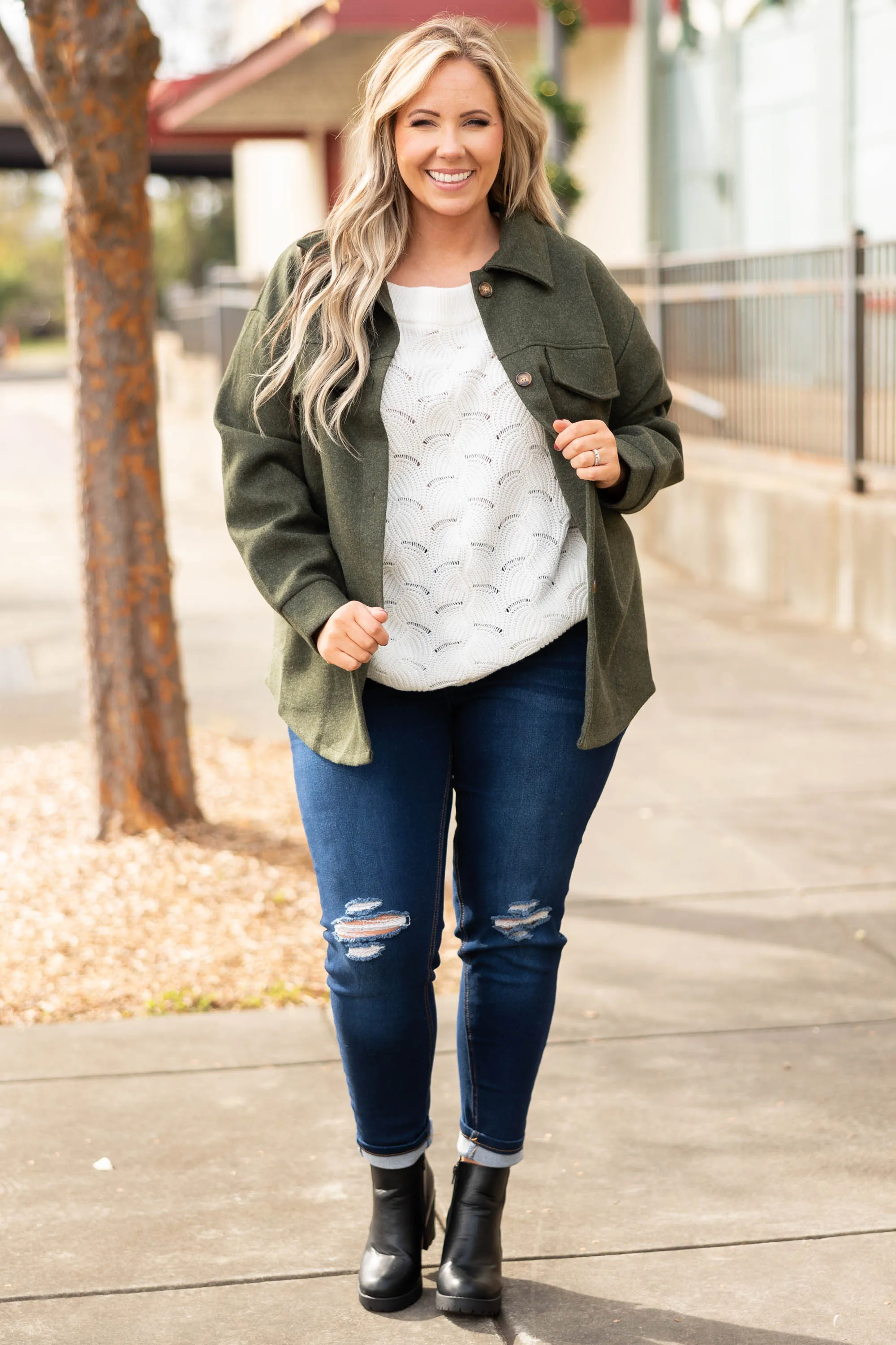 Midnight Wish Jacket, Olive