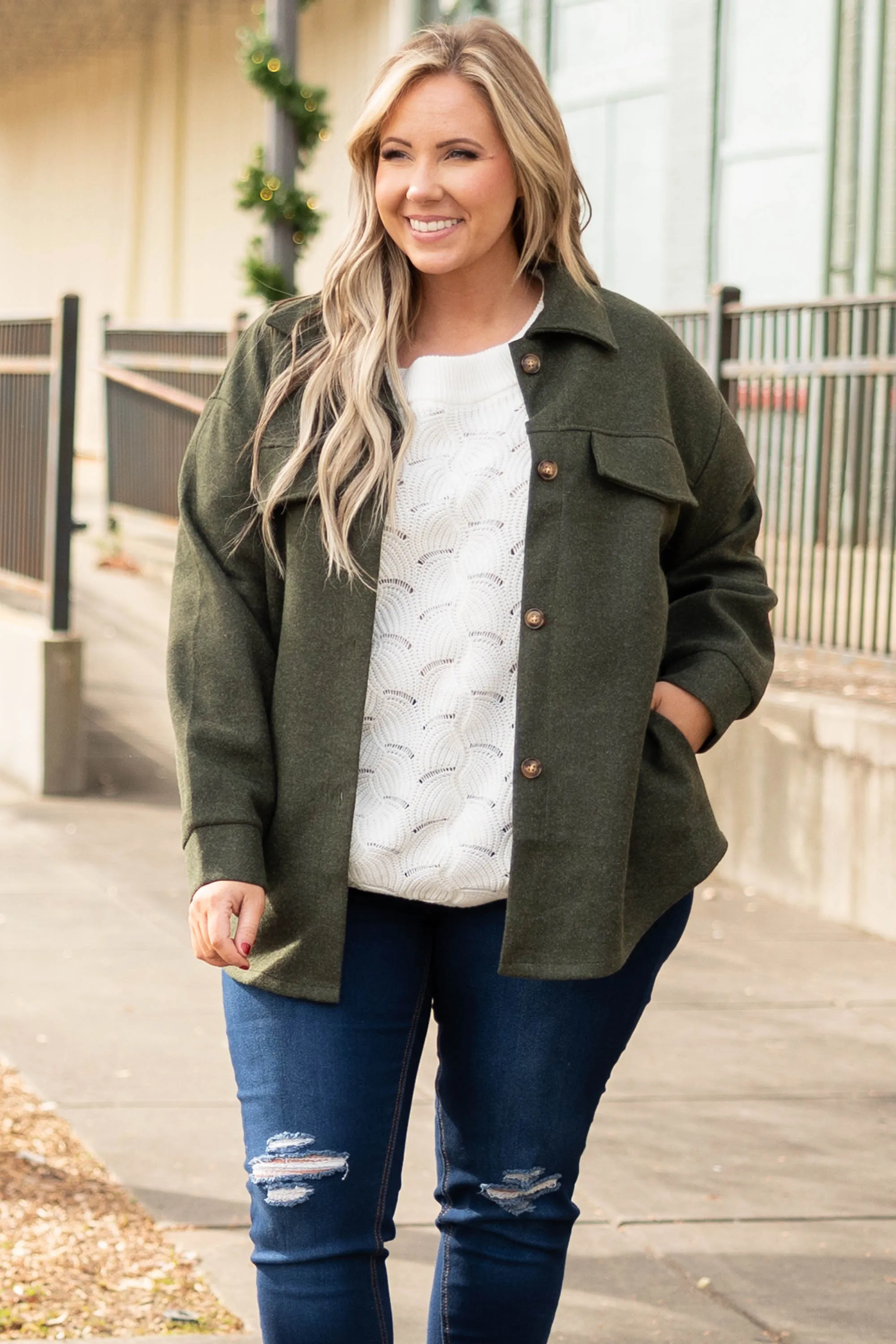Midnight Wish Jacket, Olive