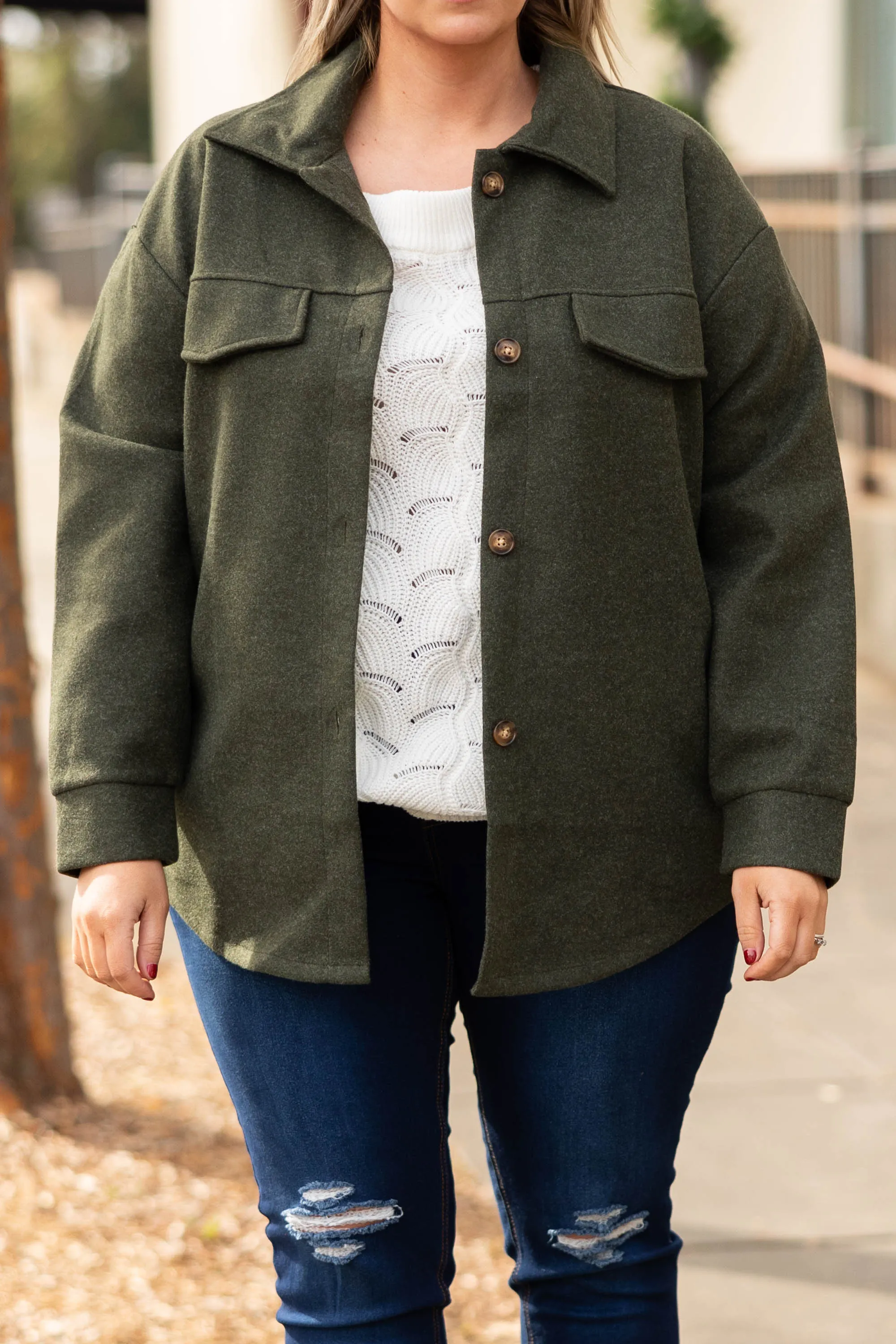 Midnight Wish Jacket, Olive