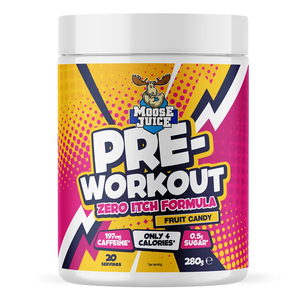 Muscle Moose Pre-Workout Zero Itch 280g