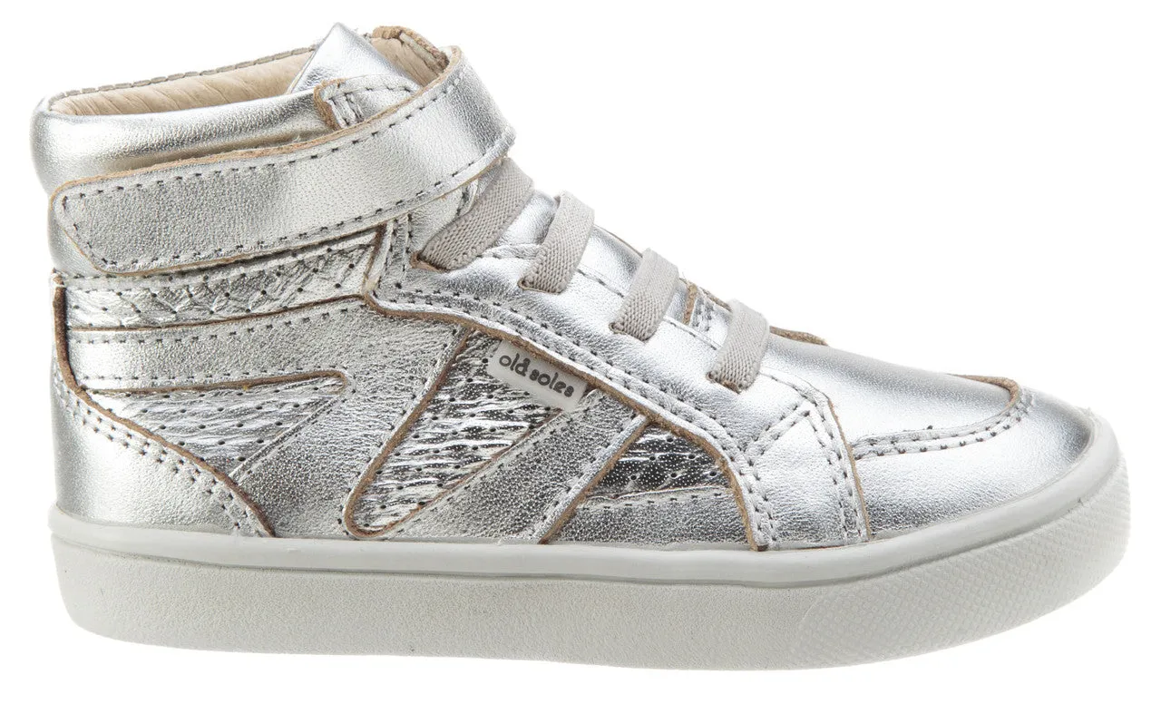 Old Soles Girls and Boy's Starter Shoes, Silver