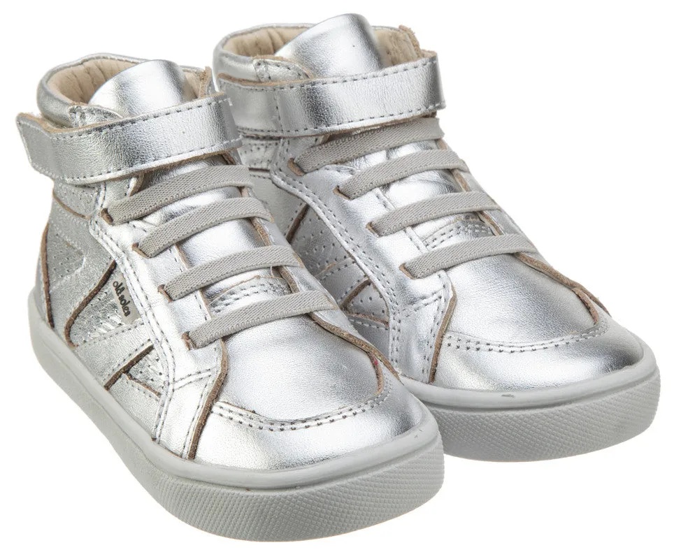 Old Soles Girls and Boy's Starter Shoes, Silver