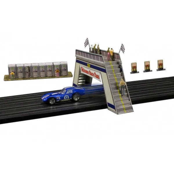 Pedestrian Bridge | Photo Real Model Kit | BK 6428 | Innovative Hobby Supply