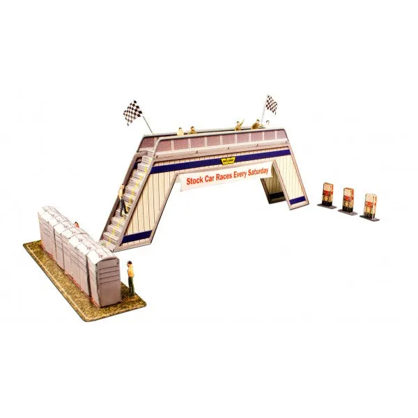Pedestrian Bridge | Photo Real Model Kit | BK 6428 | Innovative Hobby Supply