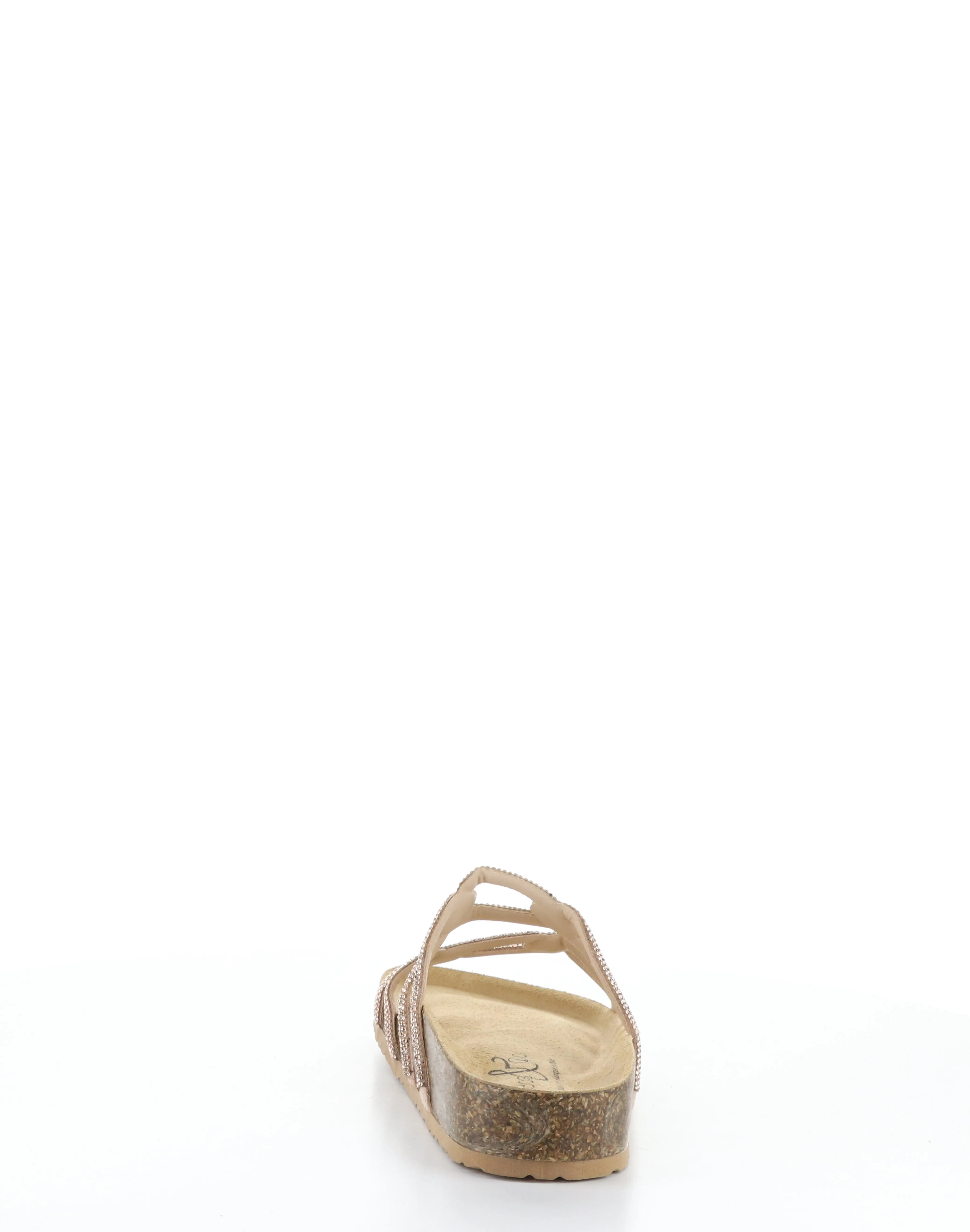 PEPPY ROSE GOLD Round Toe Sandals