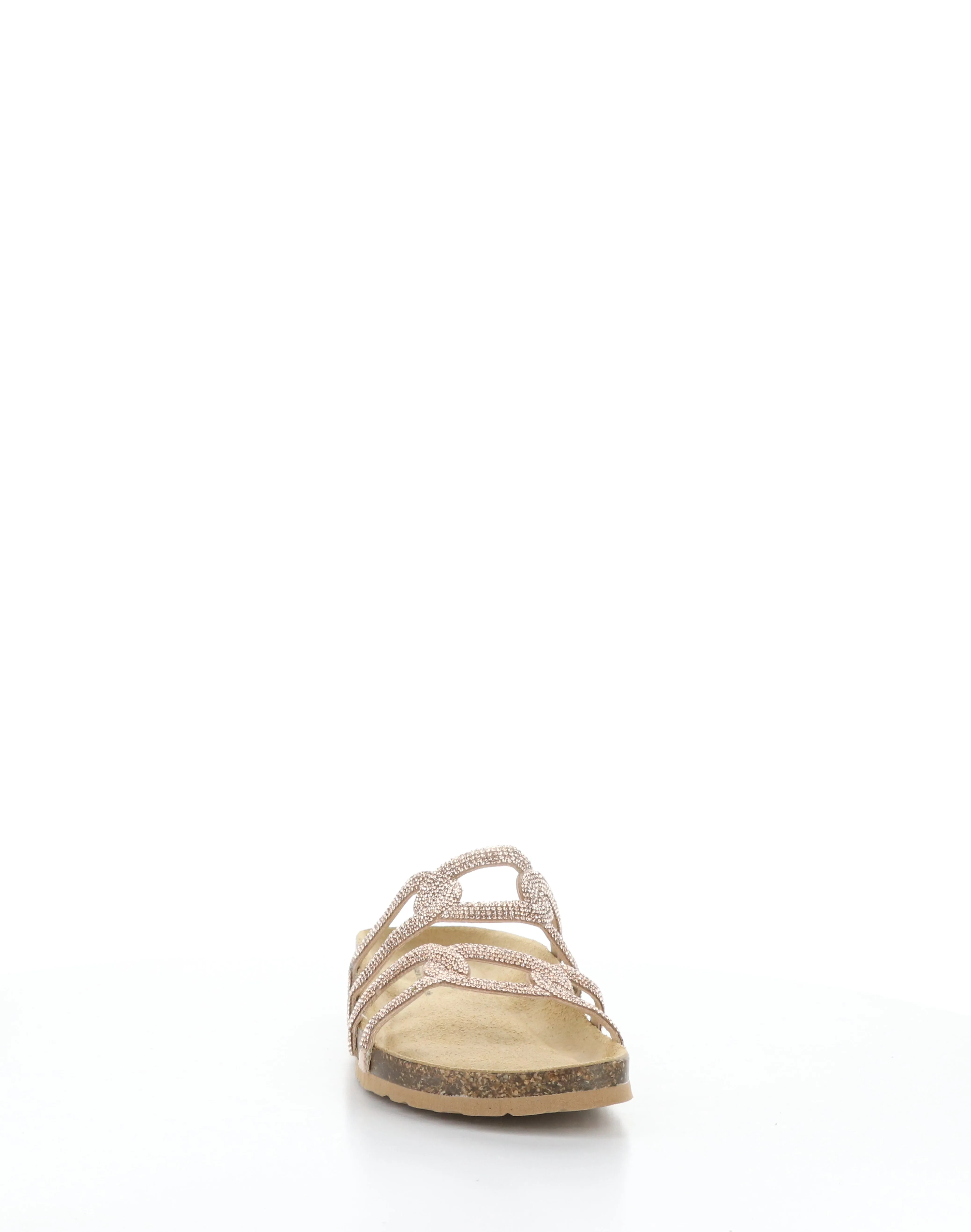 PEPPY ROSE GOLD Round Toe Sandals